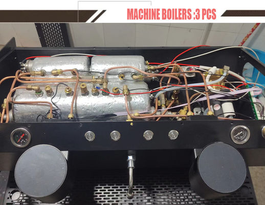 商用 電気 エスプレッソ コーヒー メーカー 双ボイラー 容量 11L 2L 2L