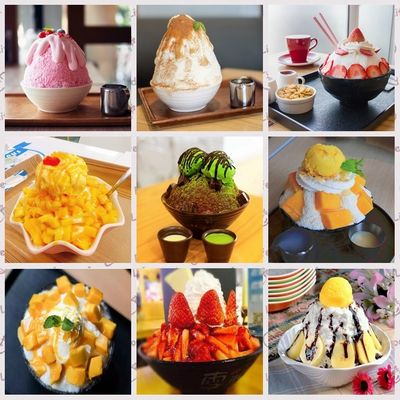 完全に自動制御 1300Wステンレス鋼の商用雪花アイスクリームマシン