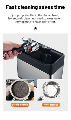 エスプレッソ機器の迅速かつ簡単なケアのための20W電気コーヒーポータフィルターノックボックス